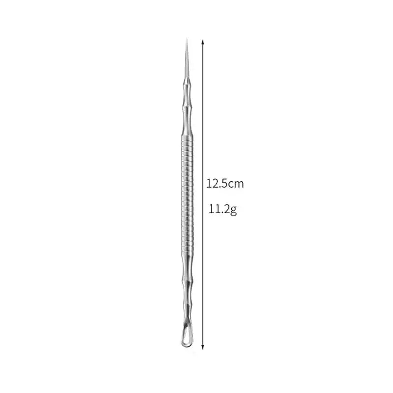 Stainless Steel Acne & Blackhead Extractor Tool – Pimple, Whitehead & Blackhead Remover | Hygienic & Portable | A / B / C / Full Set