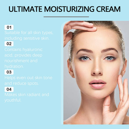 HOYGI Ultimate Moisturizing Cream – Anti-Wrinkle, Firming & Deep Hydration | All Skin Types | 100g / 200g / 400g / 1000g