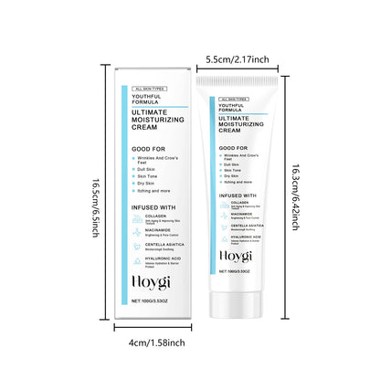 HOYGI Ultimate Moisturizing Cream – Anti-Wrinkle, Firming & Deep Hydration | All Skin Types | 100g / 200g / 400g / 1000g