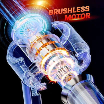 SZUK 3-in-1 Wireless Handheld Vacuum Cleaner – 100W Brushless Motor, HEPA Filter, Wet & Dry