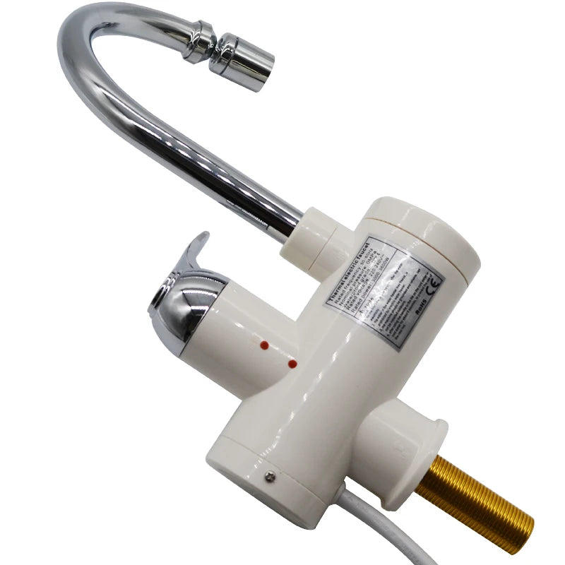ATWFS 3000W Tankless Instant Water Heater Faucet – 3-Second Heating, Digital Display, 360° Swivel | EU Plug