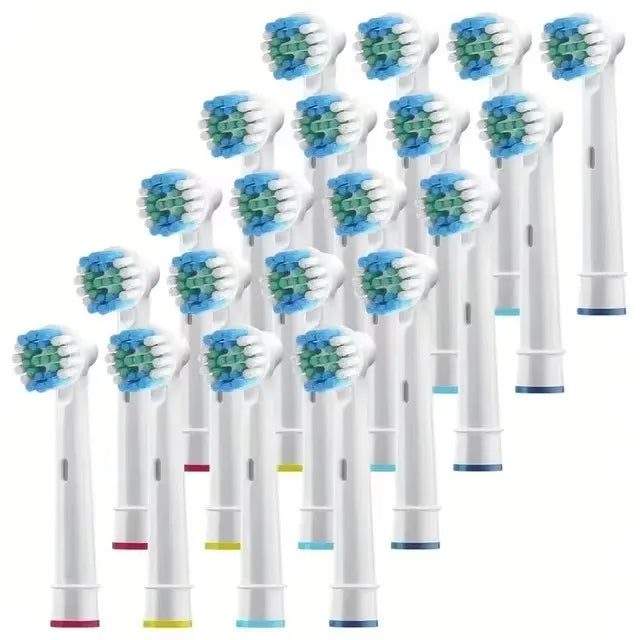 KVIFO SB-17A Electric Toothbrush Replacement Heads – Soft Dupont Bristles, Precision Cleaning | 4 / 8 / 12 / 16 / 20pcs