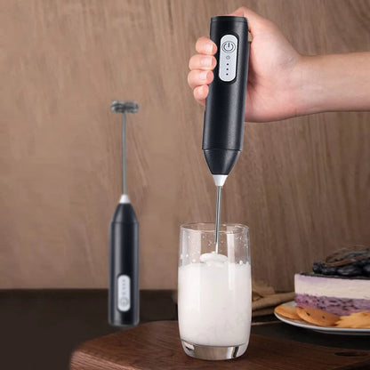 USB-C Rechargeable Milk Frother – 7000 RPM Handheld Electric Whisk for Coffee, Cappuccino & Matcha