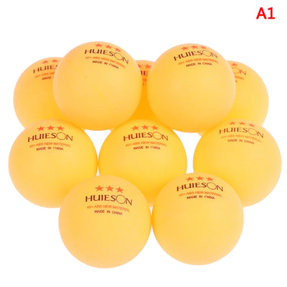 3-Star ABS Table Tennis Balls 40+mm — 10pcs Training Pack