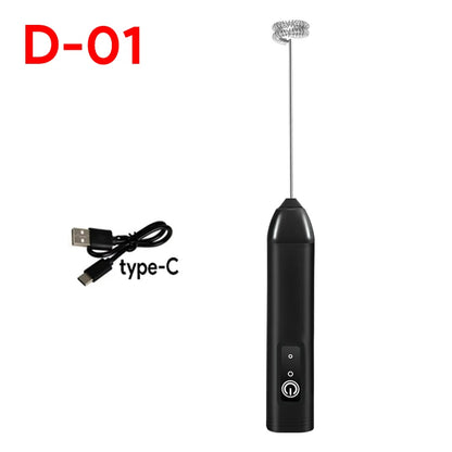 USB-C Rechargeable Milk Frother – 7000 RPM Handheld Electric Whisk for Coffee, Cappuccino & Matcha