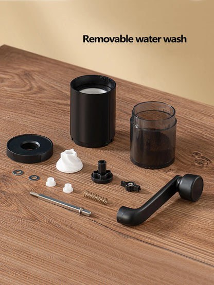Gingira Portable Manual Coffee Grinder – Adjustable Ceramic Burr, Hand Crank | Home, Outdoor & Travel