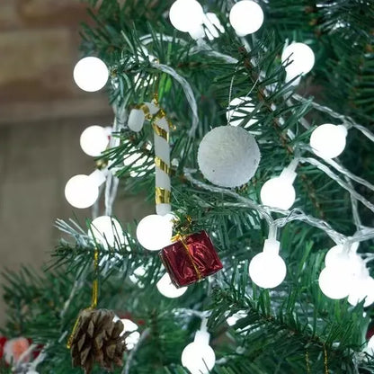 OKAL RED EAST Ball LED String Lights – Waterproof, USB or Battery, 1.5–12M | Warm / White / Colorful | Indoor & Outdoor Fairy Lights