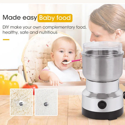 HK-8300 Electric Grinder – 150W Ultrafine Pulverizer for Coffee, Spices, Baby Food & Grains