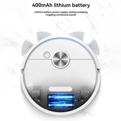 3-in-1 Smart Robot Vacuum Cleaner — Sweep, Mop & Suction, 4000Pa, Wireless