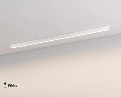 STDJHong 53cm LED Linear Ceiling Light – 18W, High CRI ≥90, Surface Mounted | Warm / Natural / Cool White | Black & White