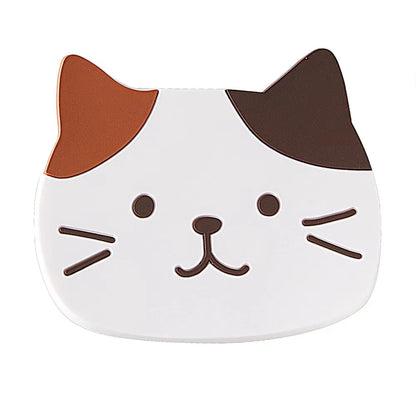Tabletex Cat Silicone Cup Coaster Set (5pcs) – Waterproof, Heat Resistant, 10×8cm | Table & Desk Protection