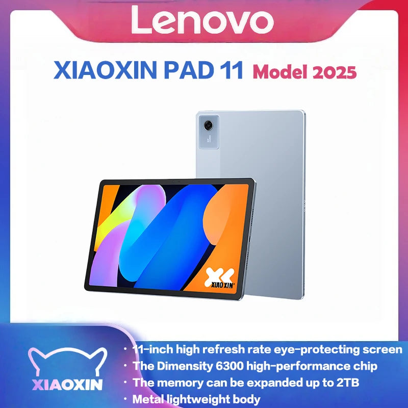 Lenovo 小新 Pad 2025 — 11 吋 2.5K Android 13 平板，搭載 Dimensity 6300 AI