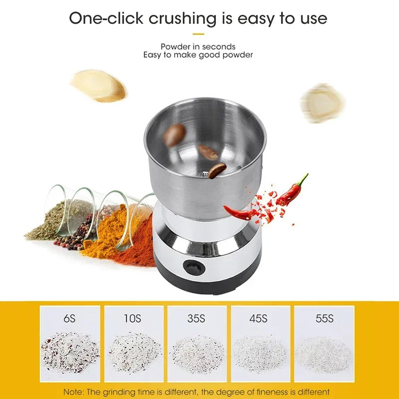 HK-8300 Electric Grinder – 150W Ultrafine Pulverizer for Coffee, Spices, Baby Food & Grains