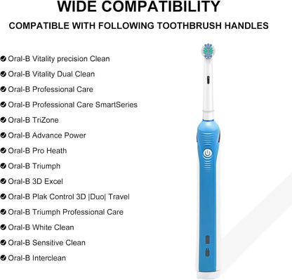 KVIFO SB-17A Electric Toothbrush Replacement Heads – Soft Dupont Bristles, Precision Cleaning | 4 / 8 / 12 / 16 / 20pcs