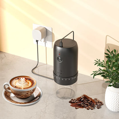 CLITON 電動コーヒー豆グラインダー – 40段階調整可能、USB充電式