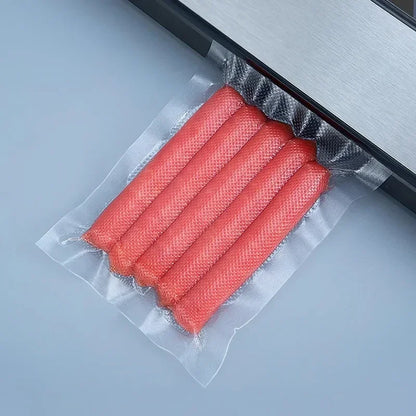 Vacuum Sealer Bags — 100 Pcs, BPA-Free PE, Food Grade, Multiple Sizes
