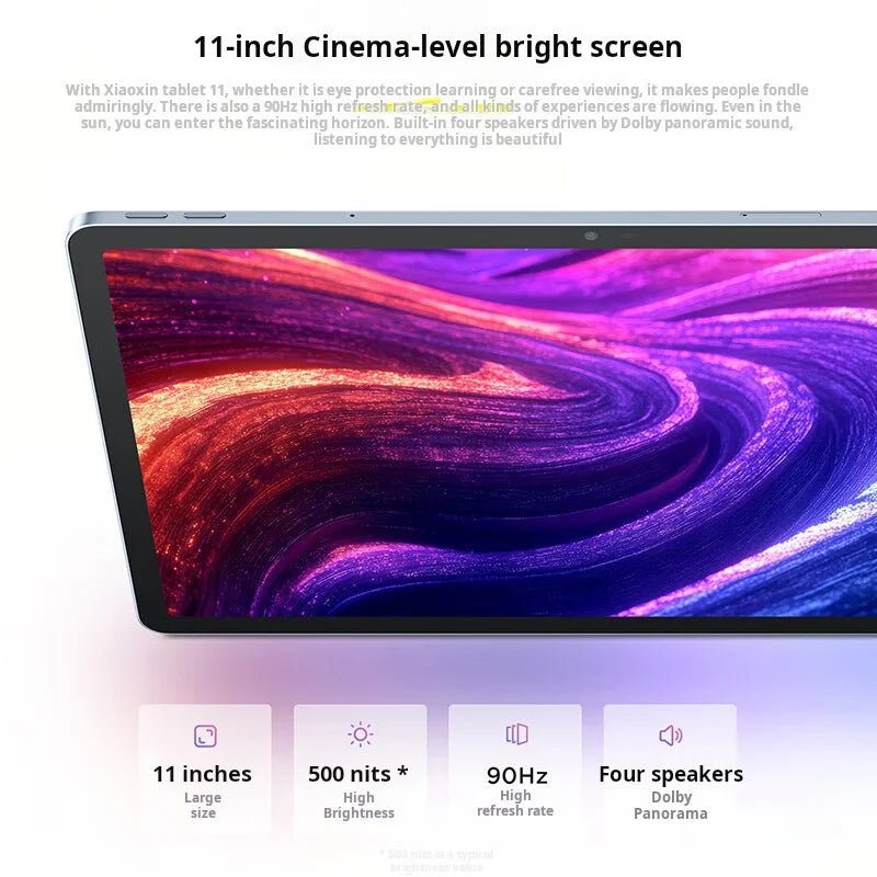 Lenovo 小新 Pad 2025 — 11 吋 2.5K Android 13 平板，搭載 Dimensity 6300 AI