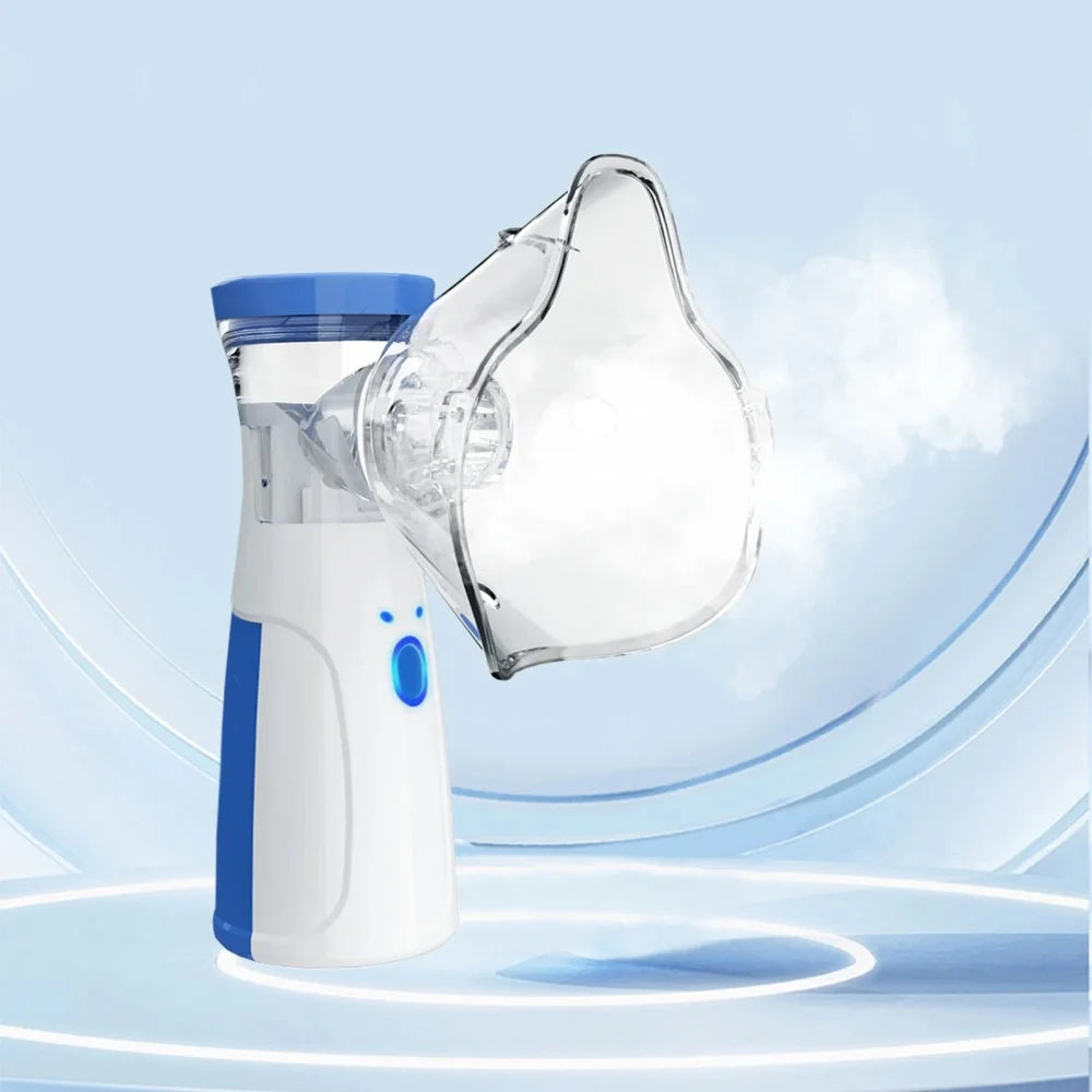 Mini Nano Ion Facial Steamer & Eye Humidifier – 2-in-1 Ultrasonic Mist, Deep Skin Hydration | USB-C Rechargeable