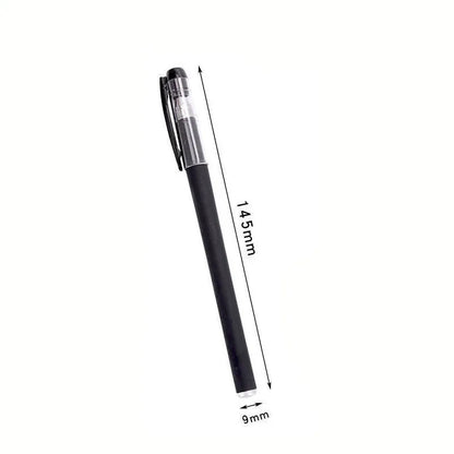 ゲルペンセット — 10本組、0.5mm極細、黒インク、学用品＆事務用品