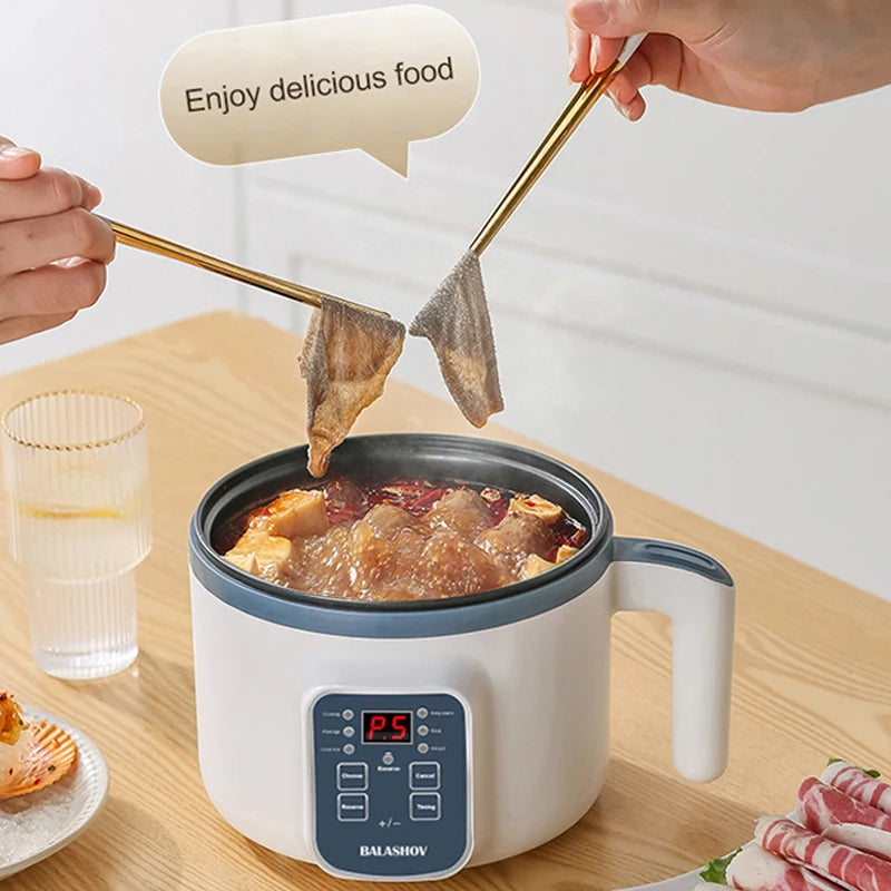 BALASHOV 1.7L Electric Rice Cooker – Non-Stick Ceramic Lining, 6-in-1 Multi-Cooker | 220V EU Plug