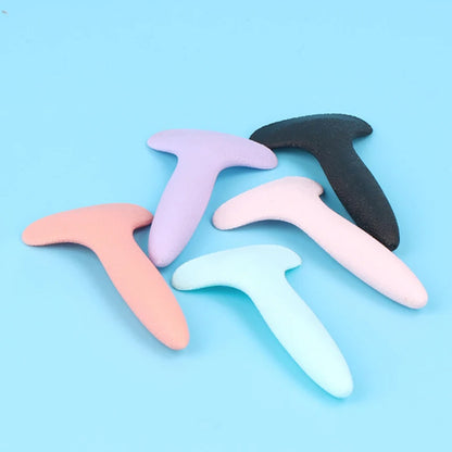 Silicone Mascara Shield & Eyelash Applicator Guard – Lash Stopper, Eyeliner Helper | Reusable | Green / Orange / Purple / Black