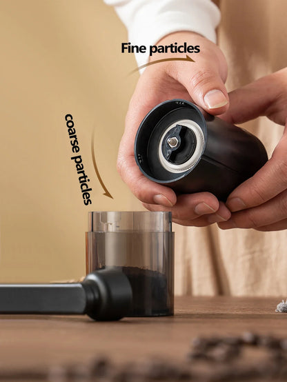 Gingira Portable Manual Coffee Grinder – Adjustable Ceramic Burr, Hand Crank | Home, Outdoor & Travel