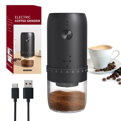 CLITON 電動コーヒー豆グラインダー – 40段階調整可能、USB充電式