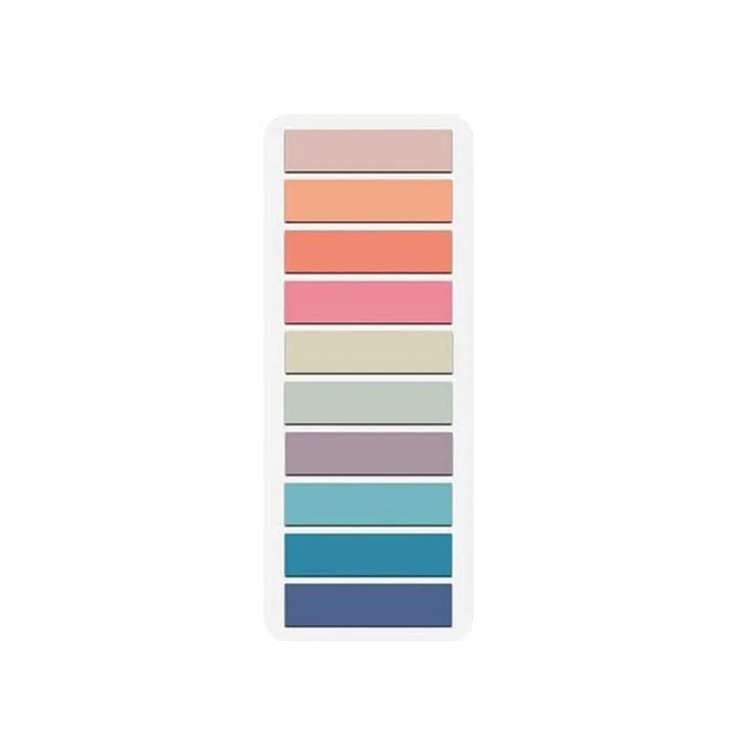 Morandi Color Sticky Note Tabs — Book Annotation & File Index Stickers