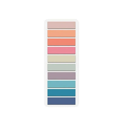 Morandi Color Sticky Note Tabs — Book Annotation & File Index Stickers