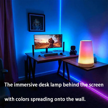 Smart RGB Bedside Night Lamp – 13 Colors, 5 Brightness, Touch & Remote Control, USB Rechargeable | 10hr Battery Life