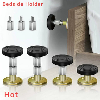 Adjustable Threaded Bed Frame Anti-Shake Stabilizer – Alloy Furniture Leg Support, 28–105mm | Bed, Cabinet & Sofa