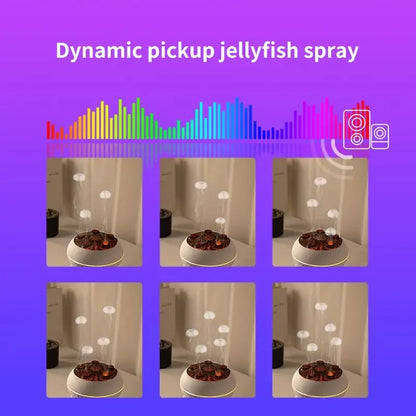 Zoeydam Jellyfish Humidifier & Aroma Diffuser – 250ml, 7-Color LED, Remote Control, Timer | EU / US / UK Plug