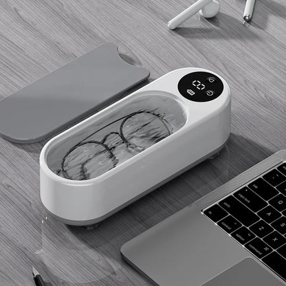 超音波ジュエリー・メガネクリーナー - USB充電式ポータブル
