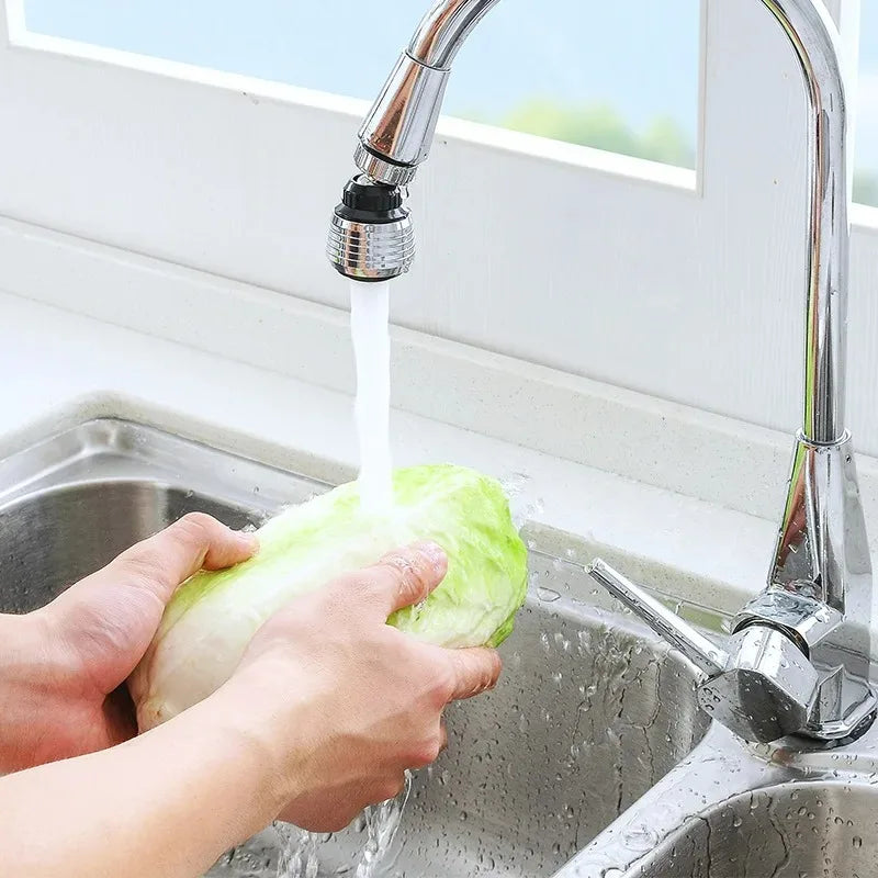 360° Rotating Kitchen Faucet Sprayer – Anti-Splash Filter Aerator