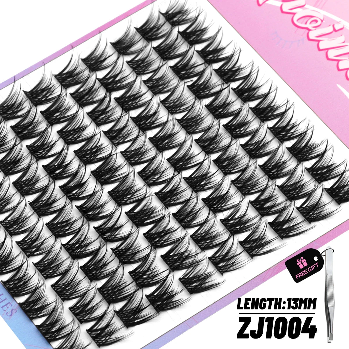 GROINNEYA DIY Cluster Lashes – 120 Natural Volume Individual Lash Clusters, 8–16mm | Soft Synthetic Hair | Mixed Tray | 17 Styles