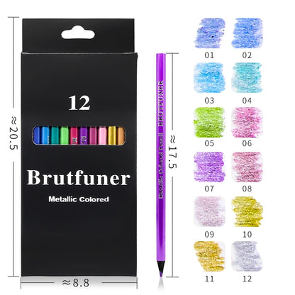 Brutfuner 色鉛筆 ― プロ用油性 & 水彩、12〜260色