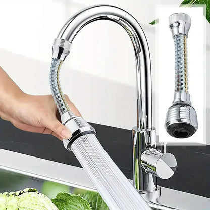 360° Rotating Kitchen Faucet Sprayer – Anti-Splash Filter Aerator