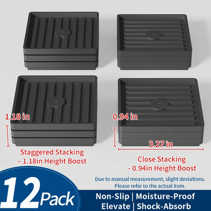 Plastic Furniture Heightening & Leveling Pads – Anti-Slip, Scratch-Proof | Models 068S / 069M / 092S / 092M | 1 / 4 / 8 / 12pcs