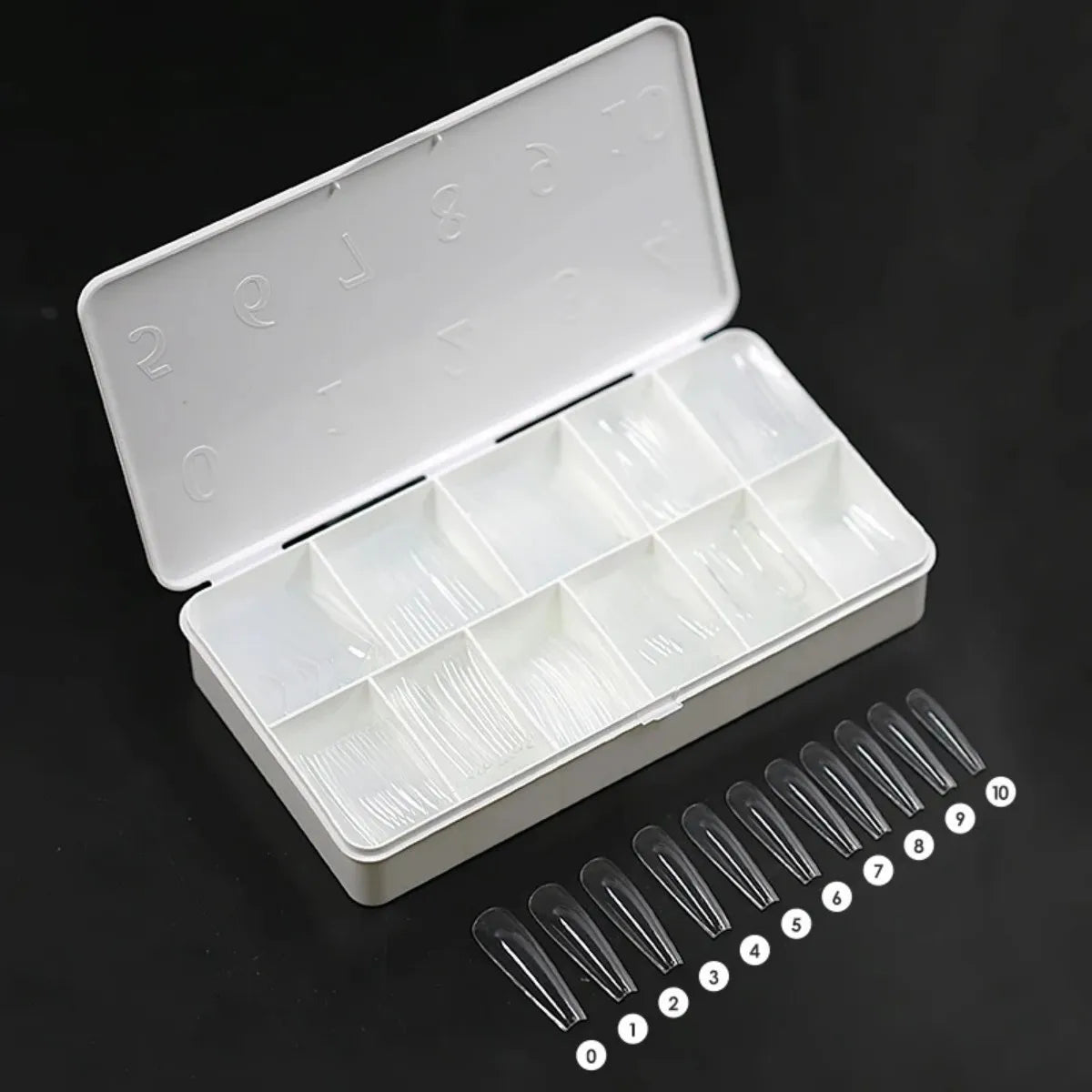 IAIZO Soft Gel Press-On Nail Tips – Full Cover, Almond / Coffin / French | 400–550pcs Box | DIY Manicure Extension
