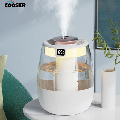 Raugee 1.3L Cool Mist Humidifier – Dual Spray, 280ml/h, Ultra-Quiet <36dB | Home, Office & Bedroom