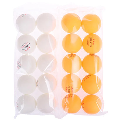 3-Star ABS Table Tennis Balls 40+mm — 10pcs Training Pack