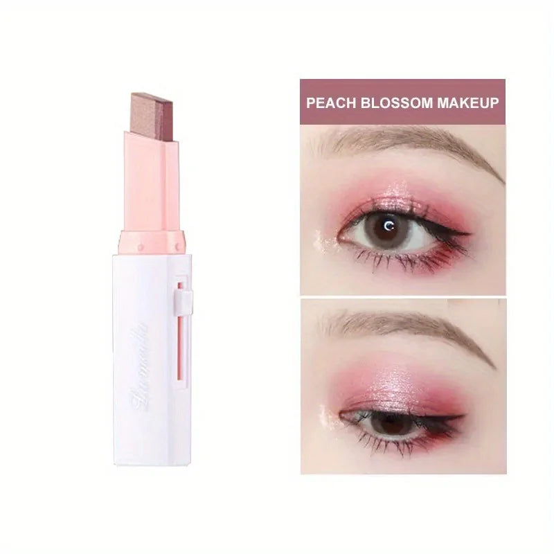 Two-Color Gradient Eyeshadow Stick – 3D Natural Finish, Long-Lasting | Single Shades 01–06 | 3pcs & 6pcs Sets