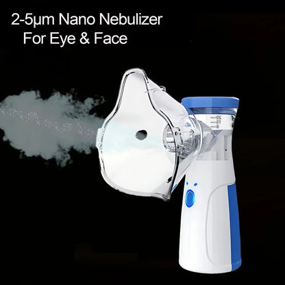 Mini Nano Ion Facial Steamer & Eye Humidifier – 2-in-1 Ultrasonic Mist, Deep Skin Hydration | USB-C Rechargeable