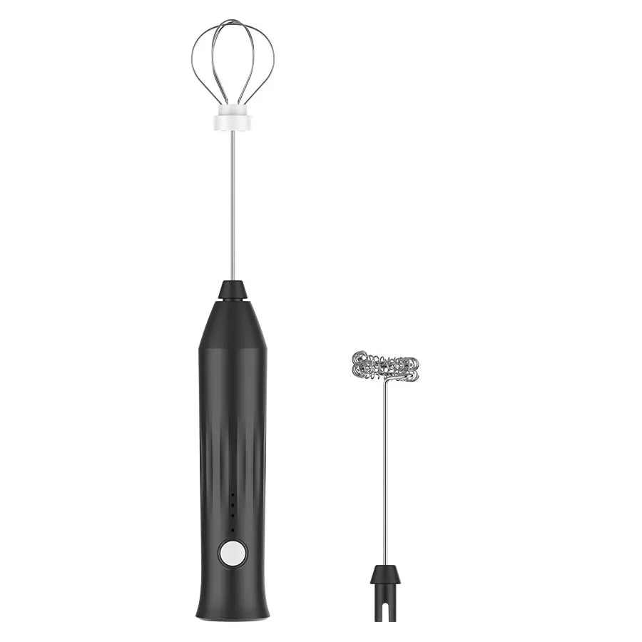 CREATEPRO Mini Milk Frother – USB Rechargeable, 3-Speed, 11000 RPM | Coffee, Matcha & Egg Beater | Green, White, Black