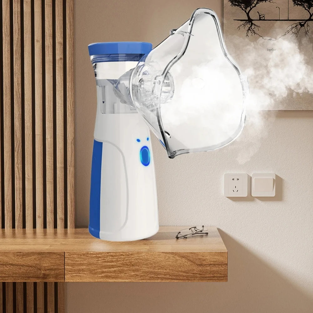 Mini Nano Ion Facial Steamer & Eye Humidifier – 2-in-1 Ultrasonic Mist, Deep Skin Hydration | USB-C Rechargeable