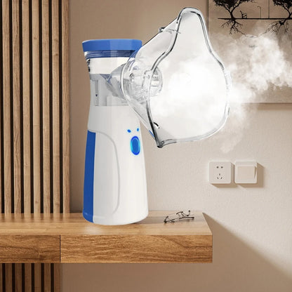 Mini Nano Ion Facial Steamer & Eye Humidifier – 2-in-1 Ultrasonic Mist, Deep Skin Hydration | USB-C Rechargeable