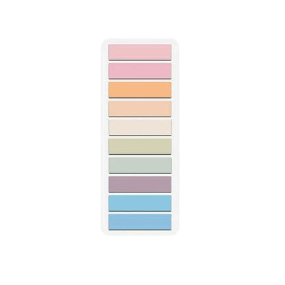 Morandi Color Sticky Note Tabs — Book Annotation & File Index Stickers