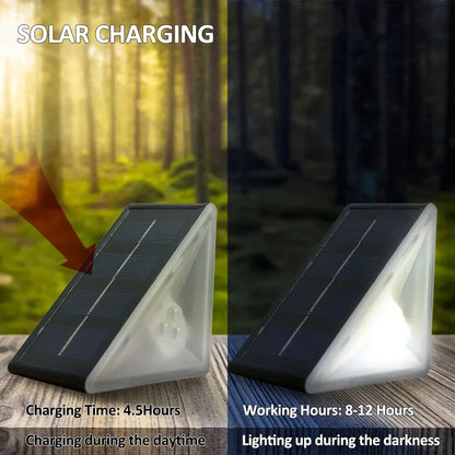 Solar Step & Deck Light – IP67 Waterproof, Auto On/Off, 8–12hr Runtime | Warm White / White / RGB | Stair, Patio & Garden