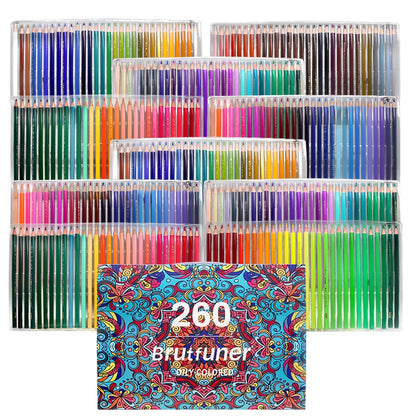 Brutfuner 色鉛筆 ― プロ用油性 & 水彩、12〜260色
