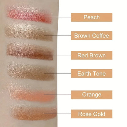 Two-Color Gradient Eyeshadow Stick – 3D Natural Finish, Long-Lasting | Single Shades 01–06 | 3pcs & 6pcs Sets